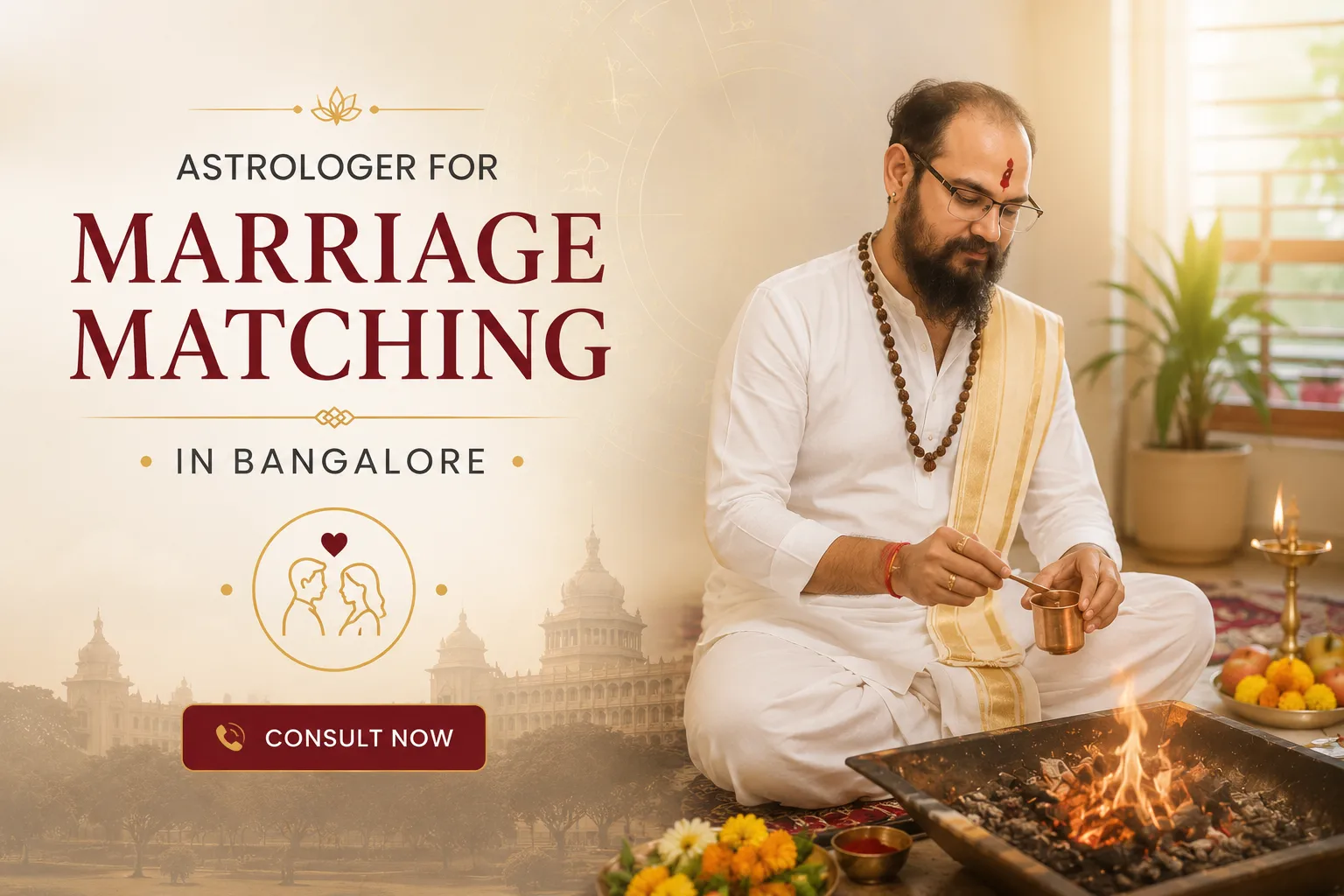 Astrologer for marriage and kundli matching consultation in Banashankari, Bangalore