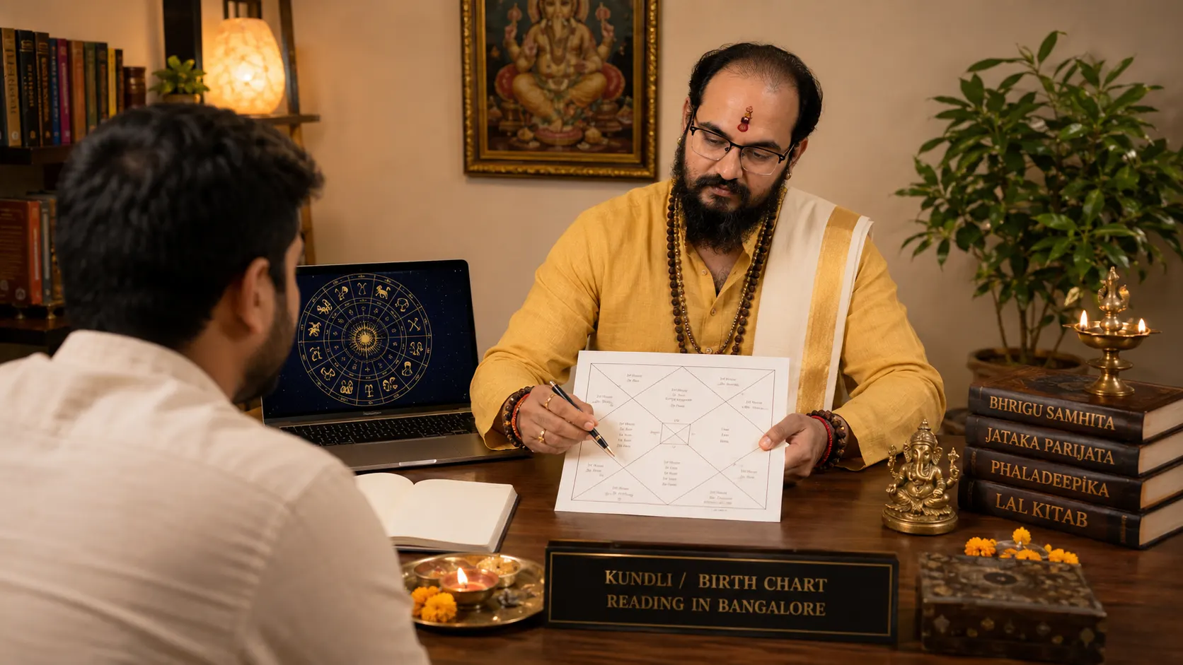 Kundli and birth chart reading astrologer in Bangalore